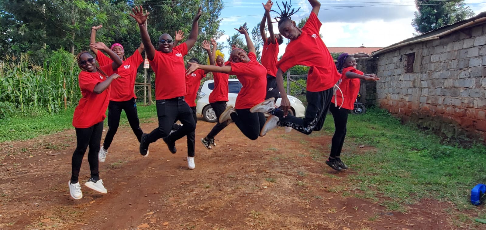 Redemptive Dance Ministries dancers celebrating together