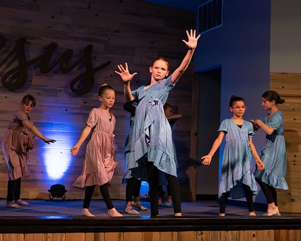 Joyful moments captured at RDM's Castle Rock spring performance, showcasing the art of Christ-centered dance.